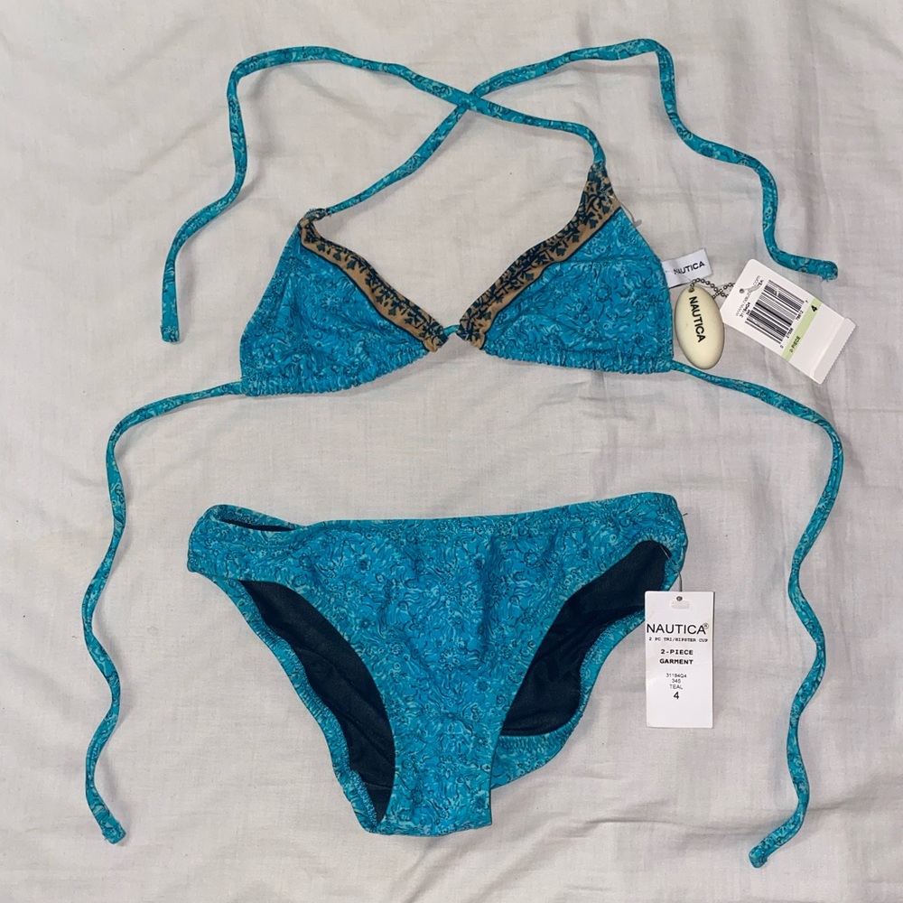 NWT Nautica Blue Bikini Set